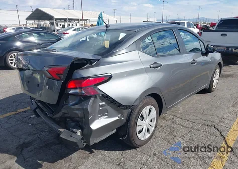 2025 Nissan Versa 1.6 S z USA, uszkodzony, nr VIN 3N1CN8DV9SL844372